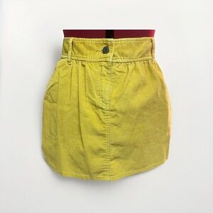 London Jeans Micro Mini Corduroy Skirt Buttery Yellow Y2K Womens
Size 8 Stretch